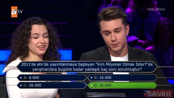Kim Milyoner Olmak İster'de Kenan İmirzalıoğlu'ndan Yusuf Çim ve Feyza Sevil Güngör'ü pes ettiren 200 bin TL'lik 'TDK' sorusu - 18