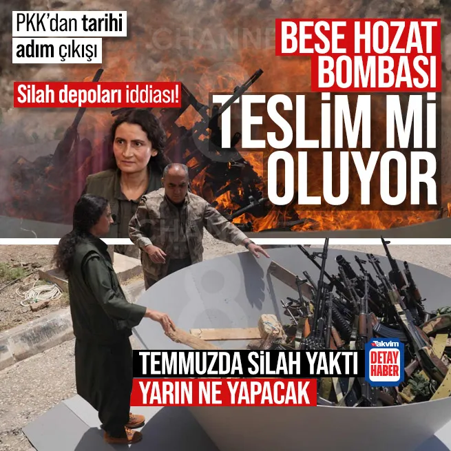 PKK’dan tarihi adım çıkışı! Bese Hozat teslim mi oluyor?