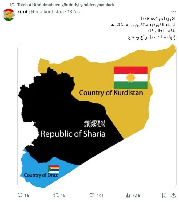 Tâlip el-Abdulmuhsin'in X hesabından yaptığı paylaşımlar, Takvim.com.tr Ekran Görüntüsü
