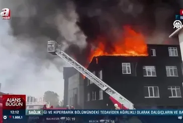 Ataşehir'de korkutan yangın!