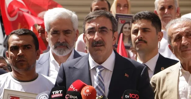 Diyarbakır Anneleri'ne ziyaret! Cumhurbaşkanı Yardımcısı Cevdet Yılmaz: Hiçbir örgütün gücü annelere yetmez