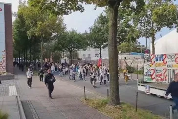 Almanya’da Ukrayna karşıtı protesto