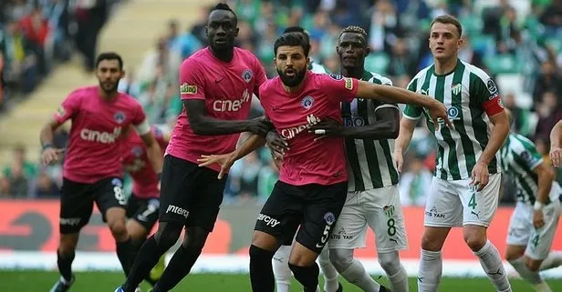 Bursaspor Diagne’li Kasımpaşa’ya yenildi Bursaspor - Kasımpaşa maç sonucu: 1-2