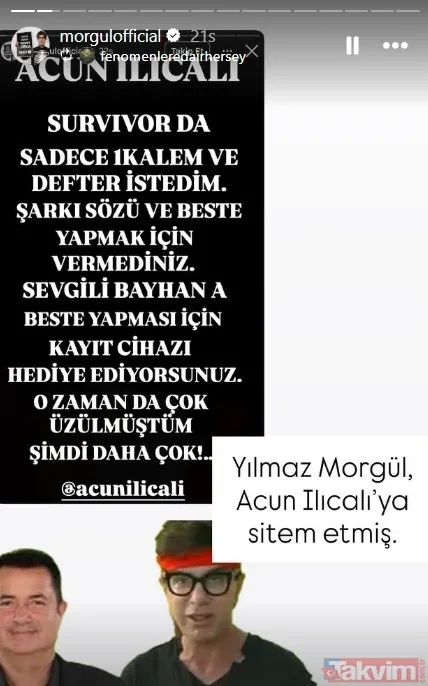 Survivor'da kayıt cihazı krizi: Yılmaz Morgül'den Acun Ilıcalı'ya sert sitem - 2