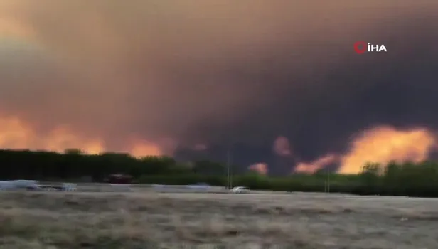 Kanada’da çıkan orman yangını hızla büyüyor