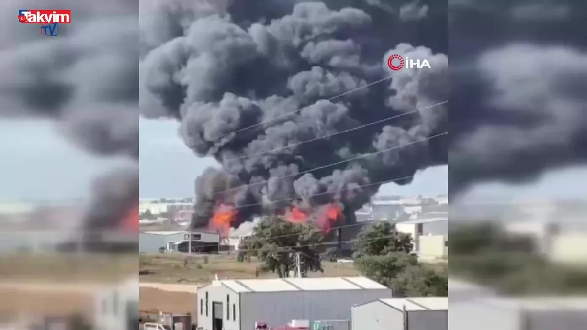 Kocaeli Gebze Balçık Mahallesi'nde yangın