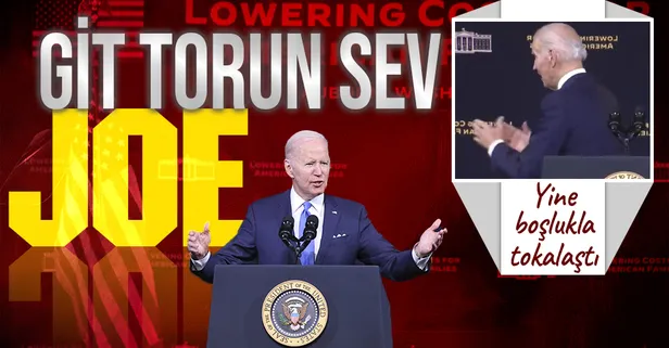 ABD Başkanı Joe Biden yine boşlukla tokalaştı! Dünya bu görüntüyü konuşuyor