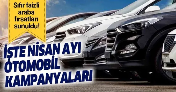 Nisan 2020 otomobil kampanyaları ilgi çekti! 0.49-0.69 faiz oranı ile taşıt kredisi!