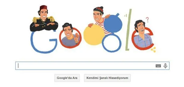 Google Kemal Sunal’ı unutmadı