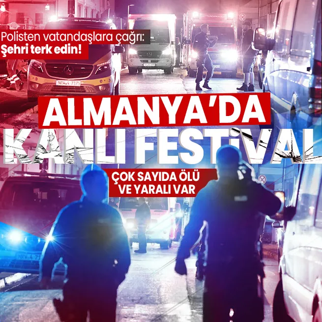 Almanyanın Solingen kentinde kanlı festival! Bıçakla dehşet saçtı: Ölü ve yaralılar var! Polisten şehri terk edin çağrısı | Bir şüpheli yakalandı