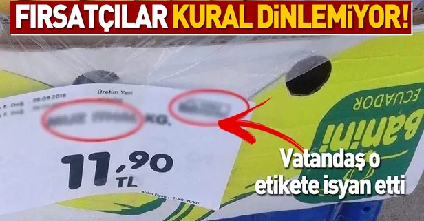 Fırsatçılardan ithal ürüne yerli etiket!