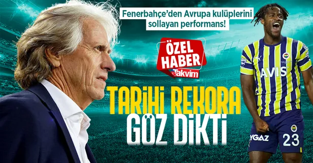 3,1 ortalama ile Avrupa kulüplerini sollayan Fenerbahçe tarihi rekora göz kırpıyor