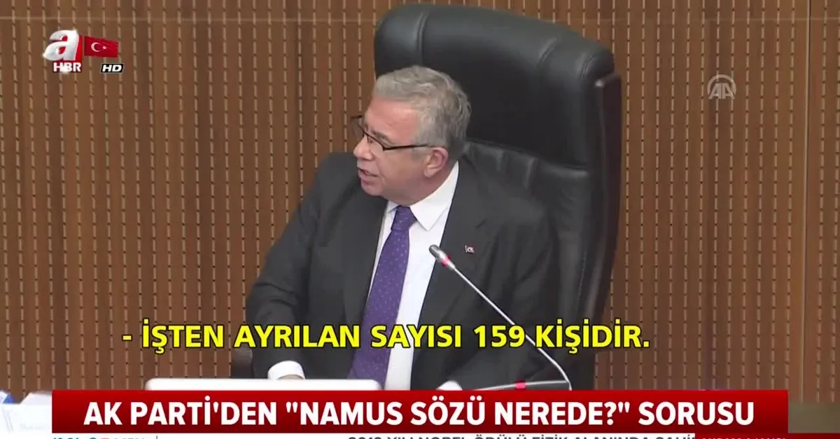 AK Parti'den Ankara Büyükşehir Belediye Başkanı Mansur Yavaş'a "namus sözü nerede?" sorusu