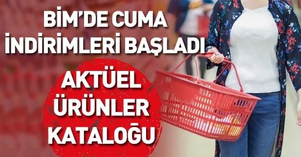 BİM'de bu hafta! İşte indirimli ürünler...