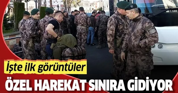 Son dakika: Bakan Soylu duyurmuştu...  Polis Özel Harekat, sınır hattına gidiyor!