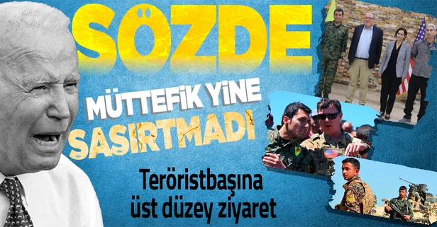 Skandal! ABD Dışişleri Bakanlığı'na bağlı diplomatlar PKK'nın Suriye'deki kolu YPG'yi ziyaret ettiler