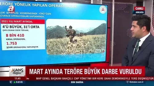 Mart ayında düzenlenen iç güvenlik operasyonlarında 86 terörist etkisiz hale getirildi
