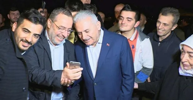 Binali Yıldırım’a yoğun ilgi