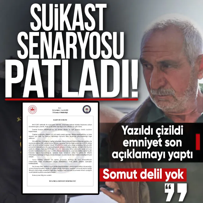 İstanbul Emniyetinden suikast iddialarına açıklama: Somut delil yok