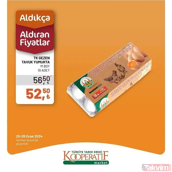 23-26 Ocak 2024 Tarım Kredi Kooperatif market fiyat listesi mest etti: Ayçiçek yağı, Peynir, süt, yumurta, kaşar fiyatları dibi gördü - 23
