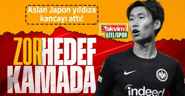 Zor hedef Kamada! Galatasaray Frankfurt’tan ayrılan Japon yıldız için harekete geçti