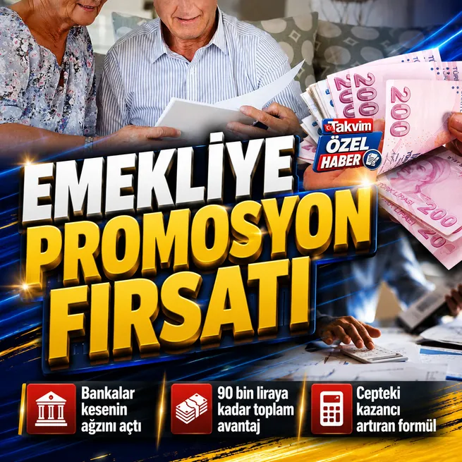 Emekli promosyonunda yarış kızıştı! Bankalardan 35 bin TL nakit, toplam 90 bin TL fırsat