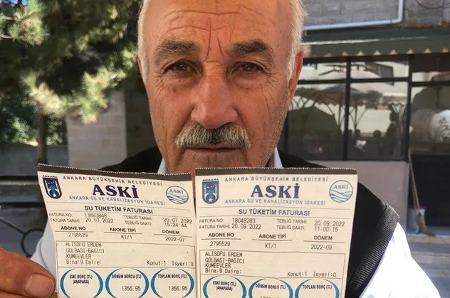 CHP'li Ankara Büyükşehir Belediyesi'ne su faturası isyanı büyüyor! 60 lira gelen su faturası 4 bin 722 bin TL’ye çıktı