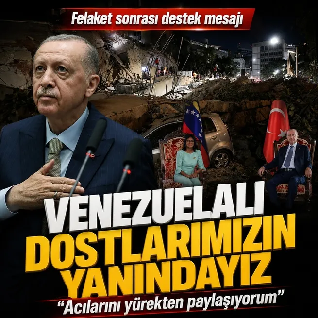 Başkan Erdoğandan Venezuelaya deprem desteği: Türkiye olarak Venezuelalı dostlarımızın yanındayız