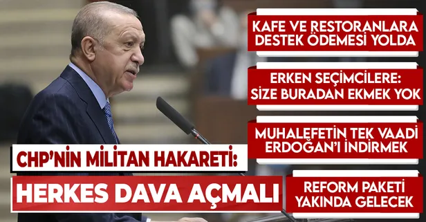 Son dakika: Başkan Erdoğan'dan Kılıçdaroğlu'na "militan" tepkisi: Herkes davasını açmalıdır