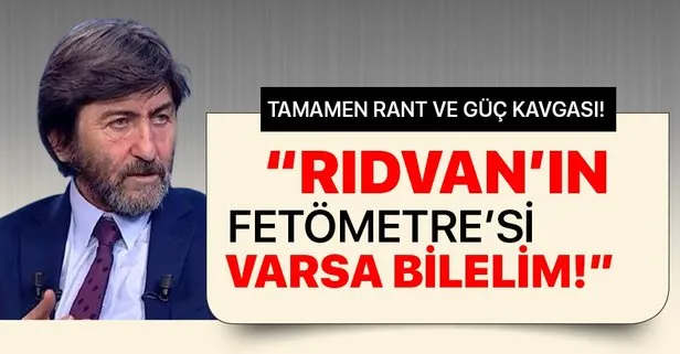 Rıdvan’ın FETÖmetre’si varsa bilelim