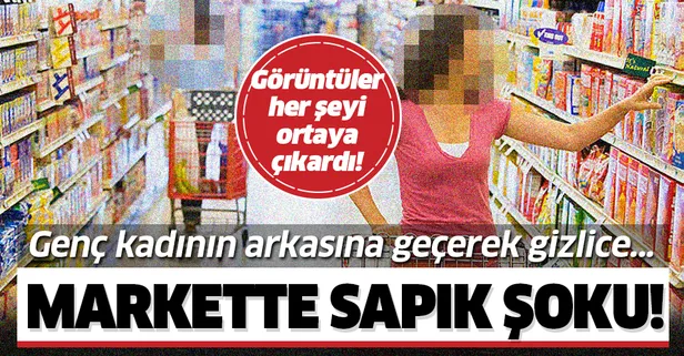 Kocaeli'ndeki markette mastürbasyoncu sapık şoku! Tişörtünde ıslaklık hissedince...