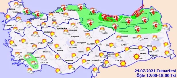 HAVA DURUMU | Meteorolojiden 6 il için kuvvetli yağış alarmı! Rize ve Artvin'e bir sel uyarısı daha-4