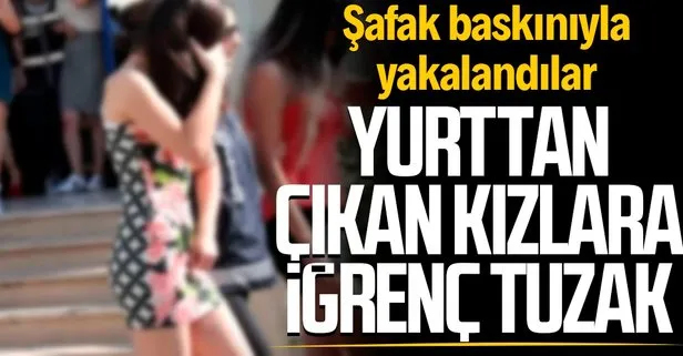 SON DAKİKA: Ankara’da zorla fuhuş yaptıran çeteye baskın: 8 gözaltı! Yurttan çıkan kızlara iğrenç tuzak