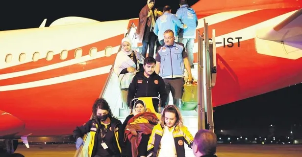 Türkiye 'şifa' oldu! Filistinli yaralı ve hastalara, Türkiye kucak açtı