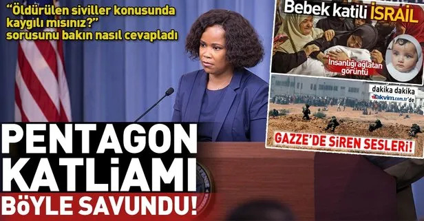 Pentagon’dan Gazze’deki İsrail katliamına destek