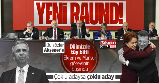 Kemal Kılıçdaroğlu'ndan yeni bombalar! Çoklu adaylık sinyali verdi Ekrem İmamoğlu ve Mansur Yavaş'ı veto etti: Dilimizde tüy bitti