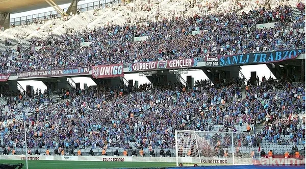 Yeri göğü boyadılar! Trabzonspor tribünleri görsel şölen yaşattı! - 4