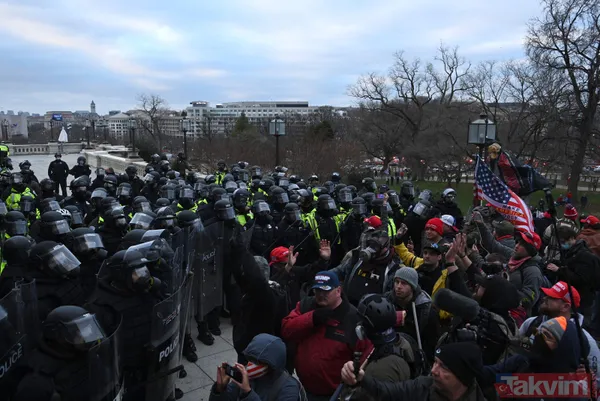 ABD'de 6 Ocak baskını! Protestocular Kongre binasına nasıl girdi? Son dakika görüntüleri şoke ediyor - 28