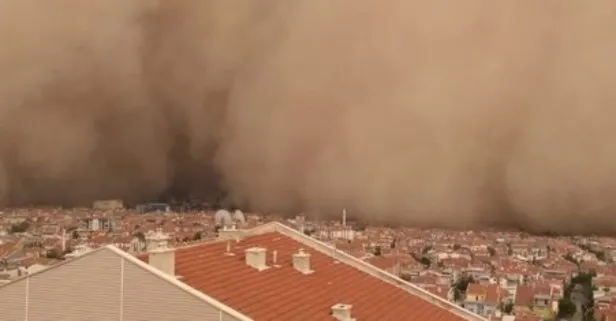 Ankara’daki kum fırtınasına yakalanan isim dehşet anlarını anlattı: Ayaklarım 2 kez... | Ankara hava durumu