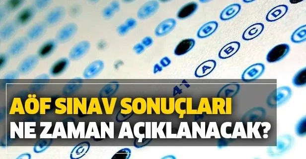 AÖF e Kampüs: sınav soruları ve cevapları görüntüleme! 2019 AÖF vize sınav sonuçları ne zaman açıklanacak?