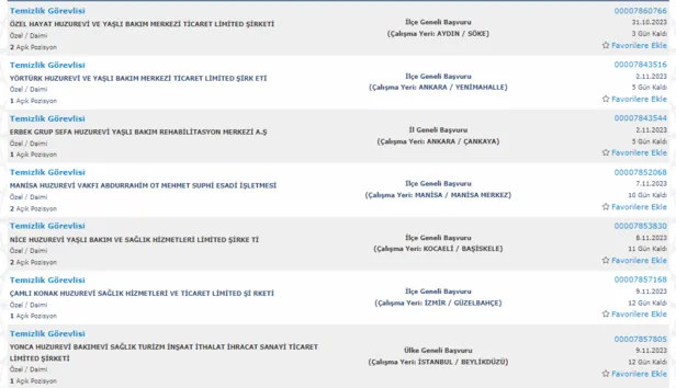 Hastane personeli kadroları ve başvuru şartları açıklandı! 30-31 Ekim huzurevlerine KPSS şartsız işçi ve personel alımı başvurusu başladı-8