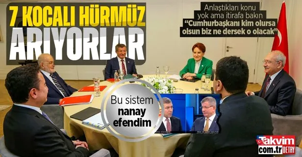 Ahmet Davutoğlu 6’lı masanın sistemsizliğini itiraf etti: Bütün genel başkanların imza yetkisi olacak