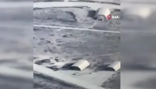 Libya ordusuna ait bir SİHA BAE'nin temin ettiği hava savunma sistemini böyle imha etti
