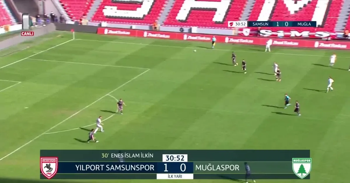 Ziraat Türkiye Kupası maç sonucu: Samsunspor 1-3 Muğlaspor| GOL | Samsunspor 1-1 Muğlaspor