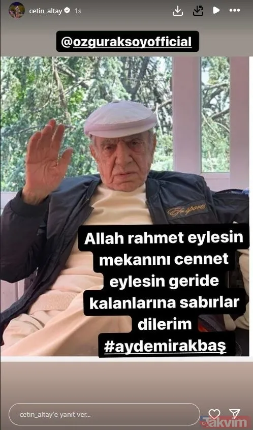 Aydemir Akbaş’a ünlüler böyle veda etti: “Bu dünyadan onurlu bir Aydemir Akbaş geçti” Ebru Gündeş, İbrahim Tatlıses, Mehmet Ali Erbil... - 10