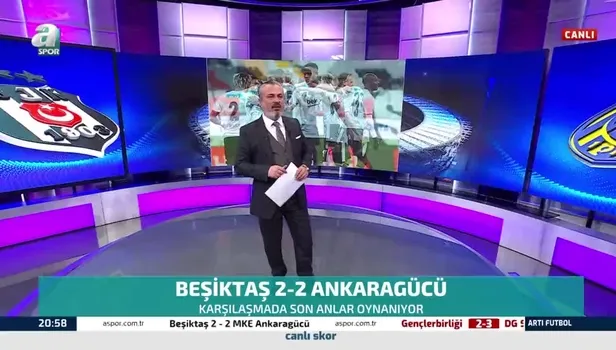 Beşiktaş, sahasında Ankaragücü'yle 2-2 berabere kaldı