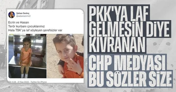 Terör örgütü PKK’ya laf gelmesin diye kıvranan CHP medyası Şaban Sevinç’i de çıldırttı! Şerefsizler var