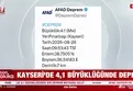 Son dakika: Kayseri'de 4,1 büyüklüğünde deprem!
