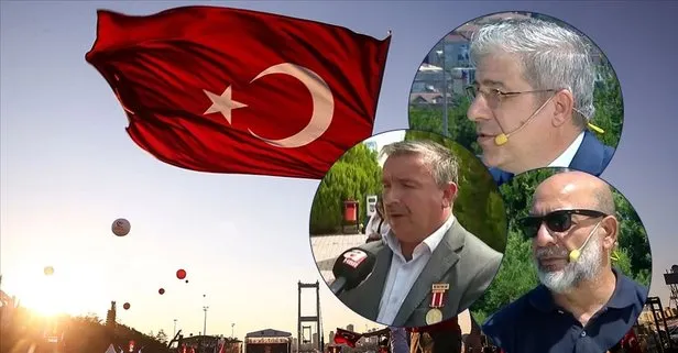 Kadını, erkeği, genci, yaşlısı… Bu millet yine tarih yazdı! FETÖ'cü alçaklara direnen şehit yakınları ve gaziler A Haber'de