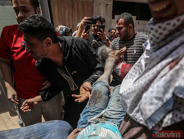 İsrail bir aileyi daha yok etti! Ateşkes kararına rağmen katliam: Deyr el Balah’ta enkazdan cesetler çıkarıldı - 14